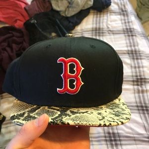 Snakeskin Red Sox SnapBack